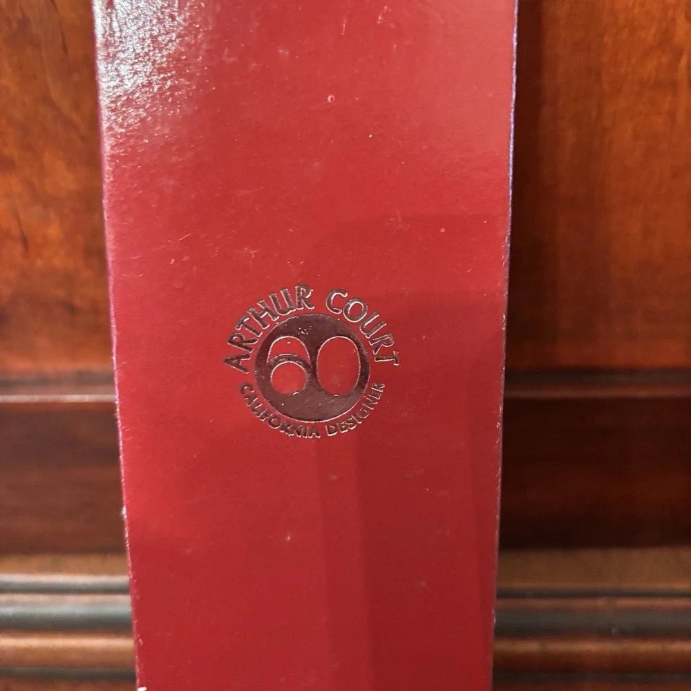 Arthur Court Bunny Rabbit Cheese‎ Knife & Spreader Set New in Box Aluminum